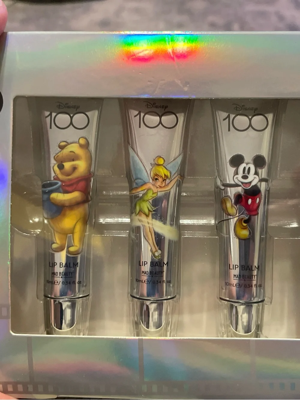 Disney 100 flip book and lip balm set NIB